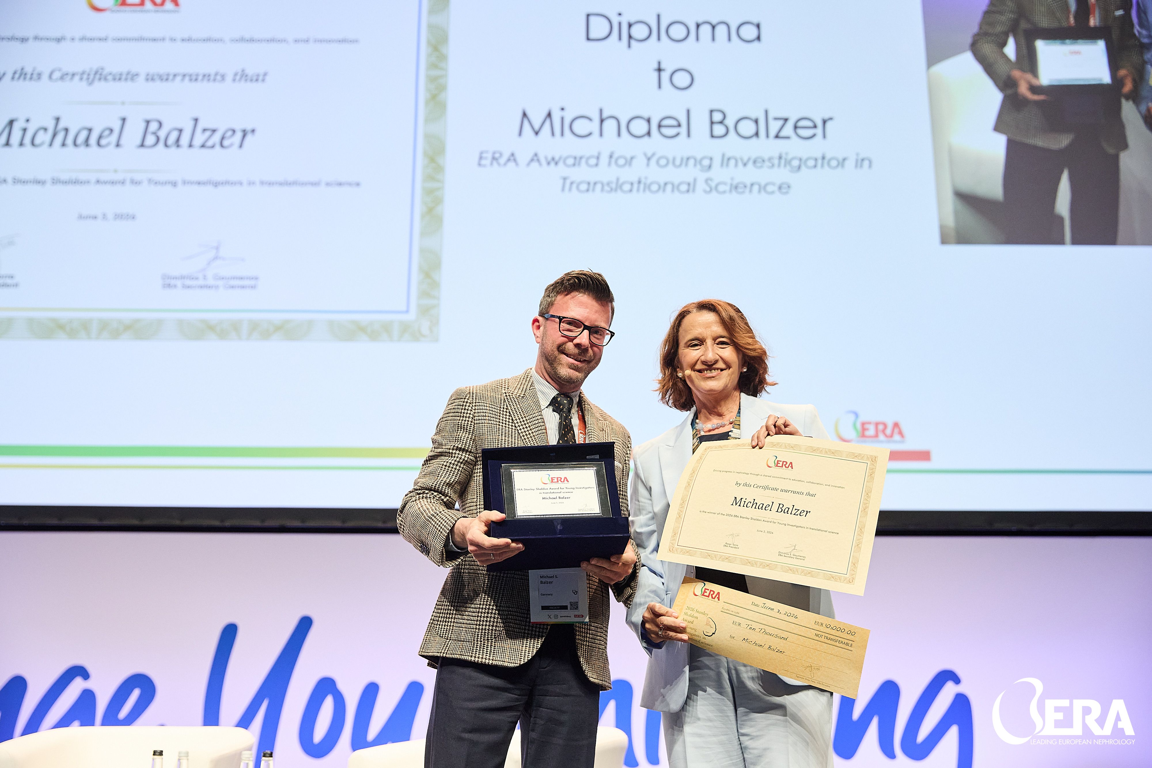 ERA Stanley Shaldon Award announcement